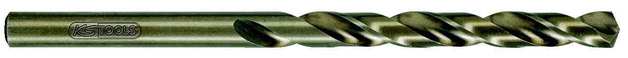 KS TOOLS HSS-G Co 5 High Speed Steel Twist Drill Bit Set - 12.8mm (Pack of 5) - Perfect for Metal, Wood & Plastic Drilling Projects