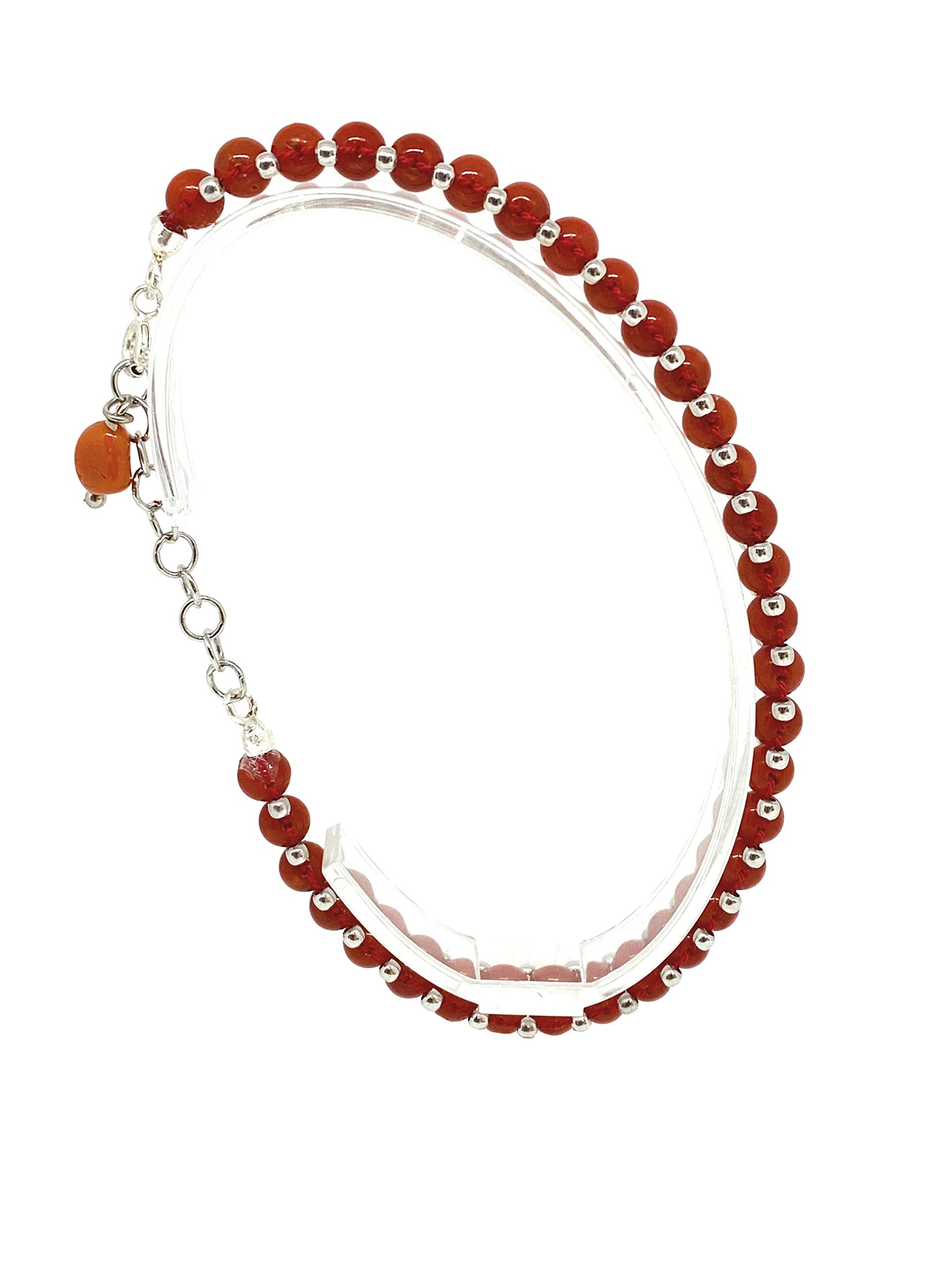 Handmade Sicilia Bedda Red Mediterranean Coral Bracelet in 925 Sterling Silver - Authentic Italian Jewelry Gift for Women - Perfect for Beach Vacations, Date Nights & Special Occasions