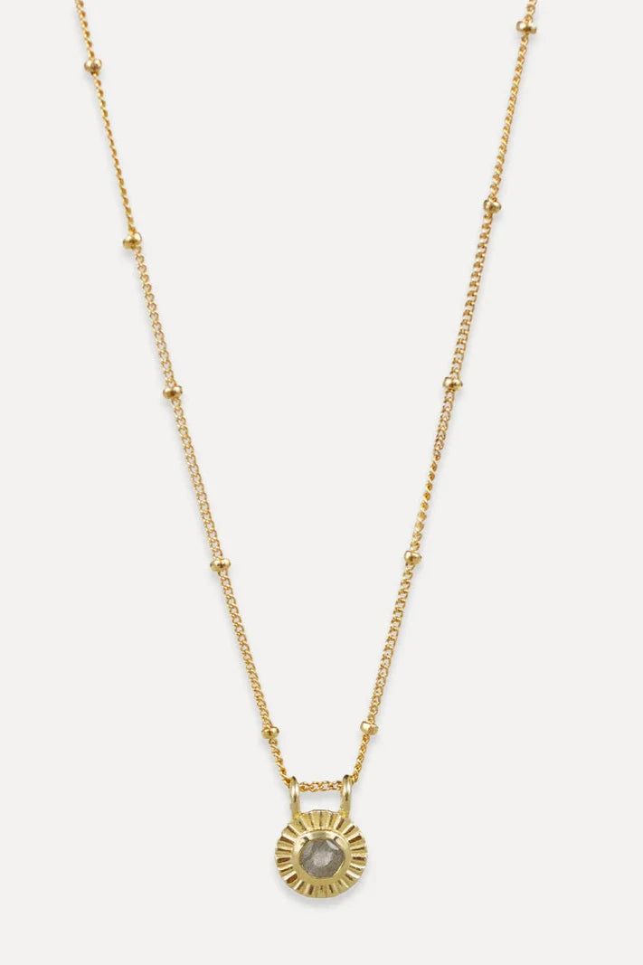 Sunburst Labradorite Necklace - Elegant Boho Jewelry for Women | Perfect for Everyday Wear, Parties & Special Occasions