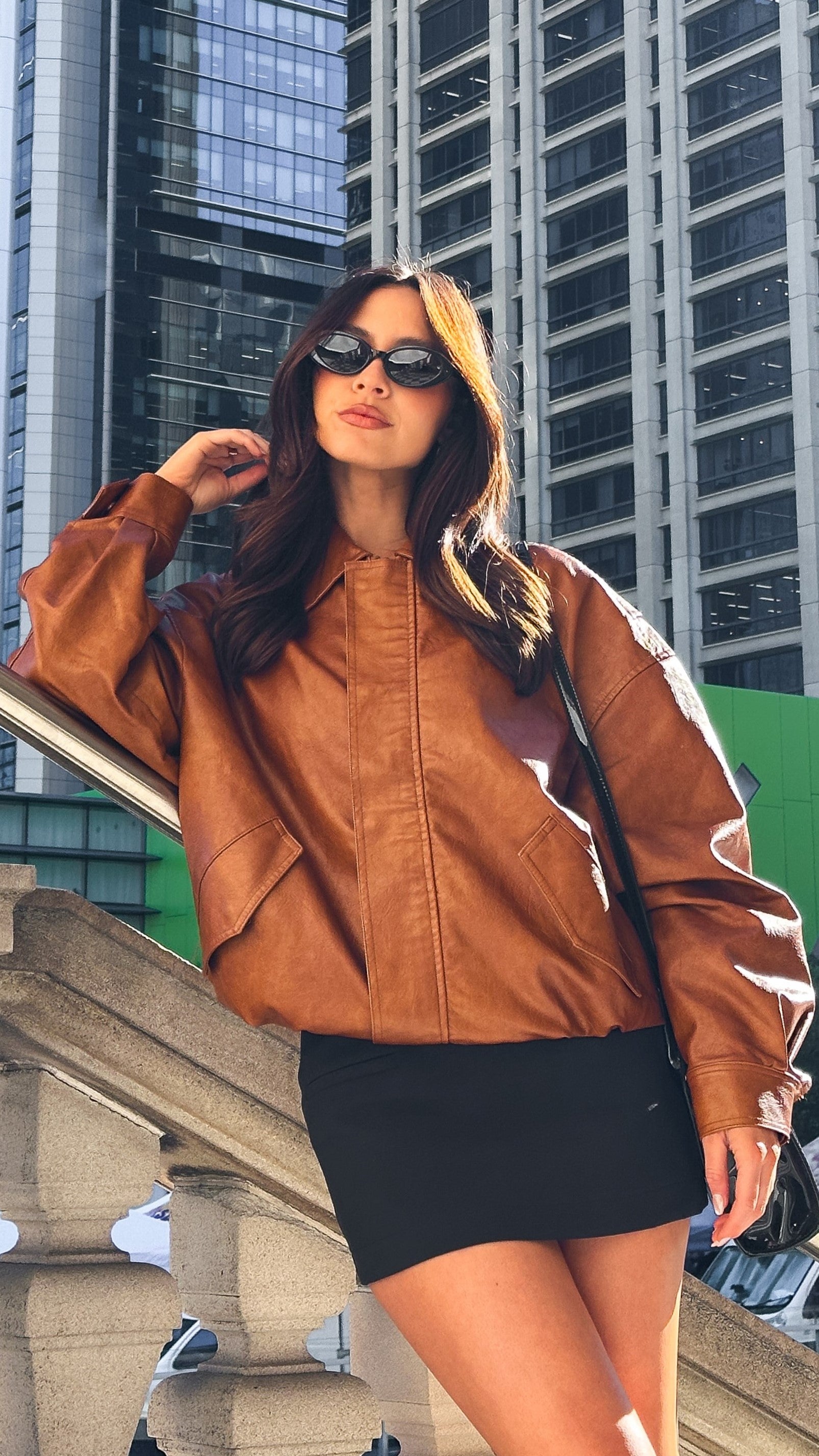 Kenny Bomber Jacket in Tan - Stylish & Durable Outerwear for Men | Perfect for Casual Wear, Outdoor Adventures & Urban Fashion