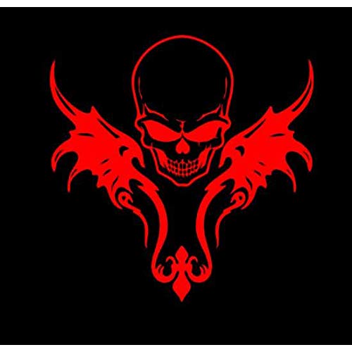 KaaHego Bike Sticker Set - Red Vinyl Decals for Auto Hood, Bumper & Front Sides - Waterproof & Durable Motorcycle Stickers for Bikes, Cars & Trucks - Perfect for Customizing Vehicles & Adding Personal Style