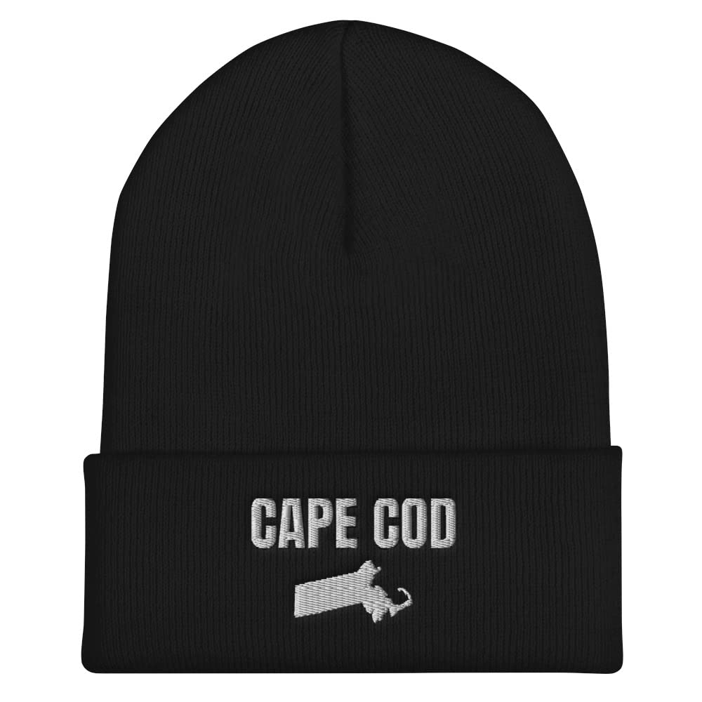 Men's Cape Cod & Boston Cuffed Beanie - Warm Winter Knit Hat for Outdoor Activities, Skiing & Casual Wear