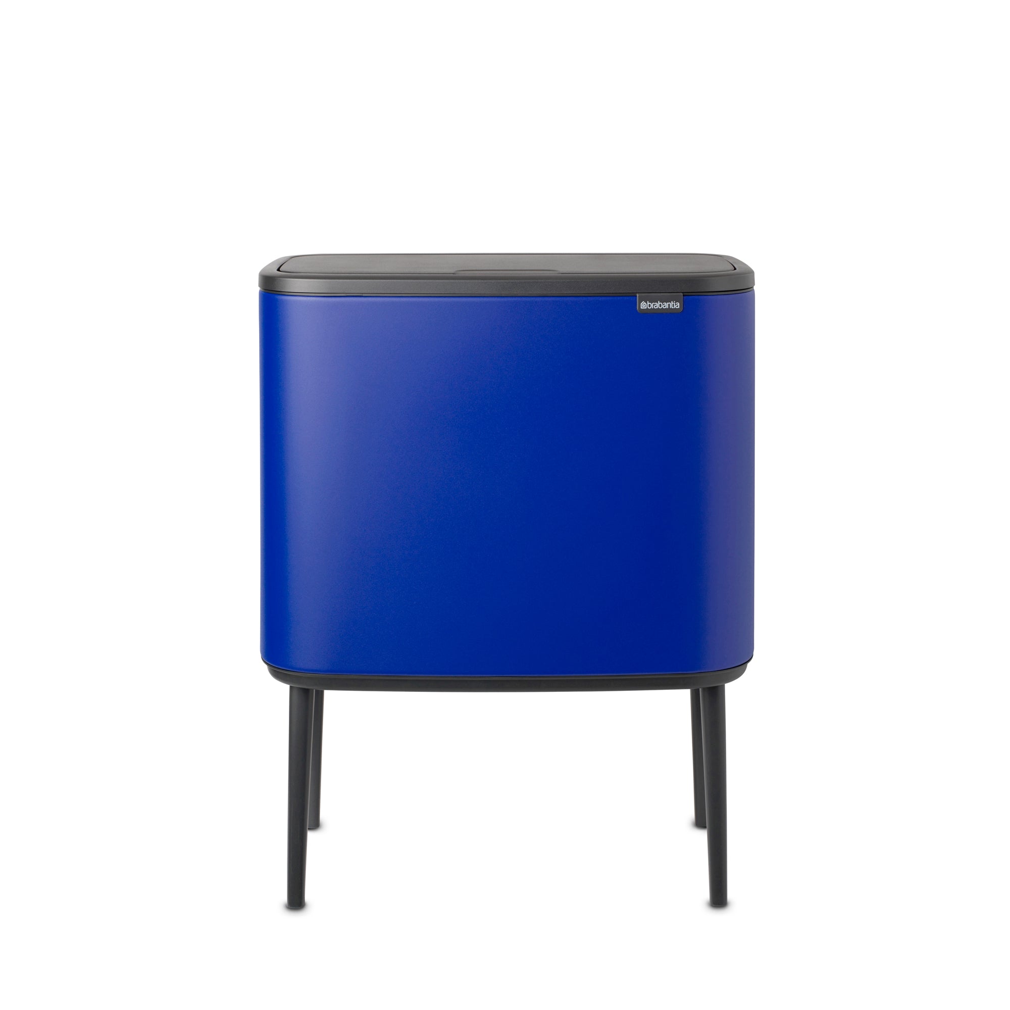 Bo Touch Bin 11 + 23L Mineral Powerful Blue Trash Can - Premium Waste Bin for Kitchen, Bathroom, Office & Home Use