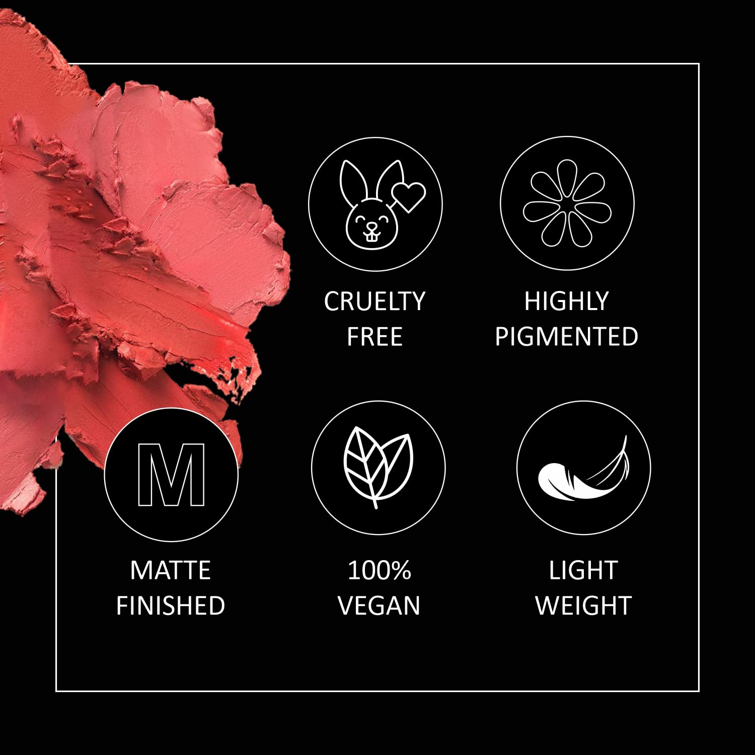 Verymiss Ultra Rich Matte Lipstick - Long Lasting, High Pigment Vegan Lipstick with Vitamin E, 3.5g (#309 Blush) | Perfect for Day to Night Wear, Parties & Special Occasions