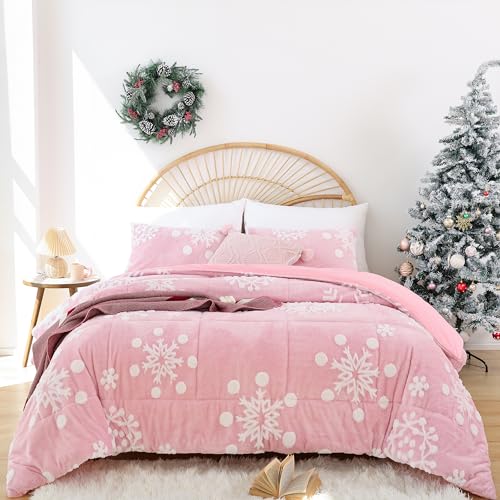 Pink Large Snowflake