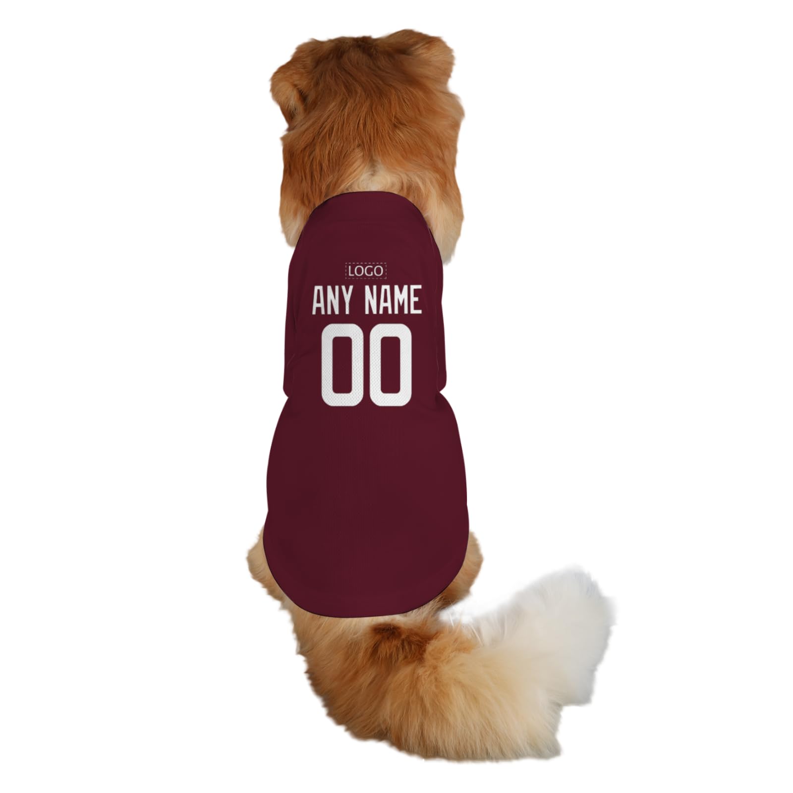 Custom Personalized Dog Soccer Jersey - Pet Sports Jersey for Small, Medium & Large Dogs & Cats - Perfect for Games, Training & Pet Costume Parties