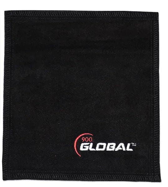 900Global Shammy Black Bowling Towel - Premium Microfiber for Bowling Balls & Shoes - Perfect for League Play & Tournament Use