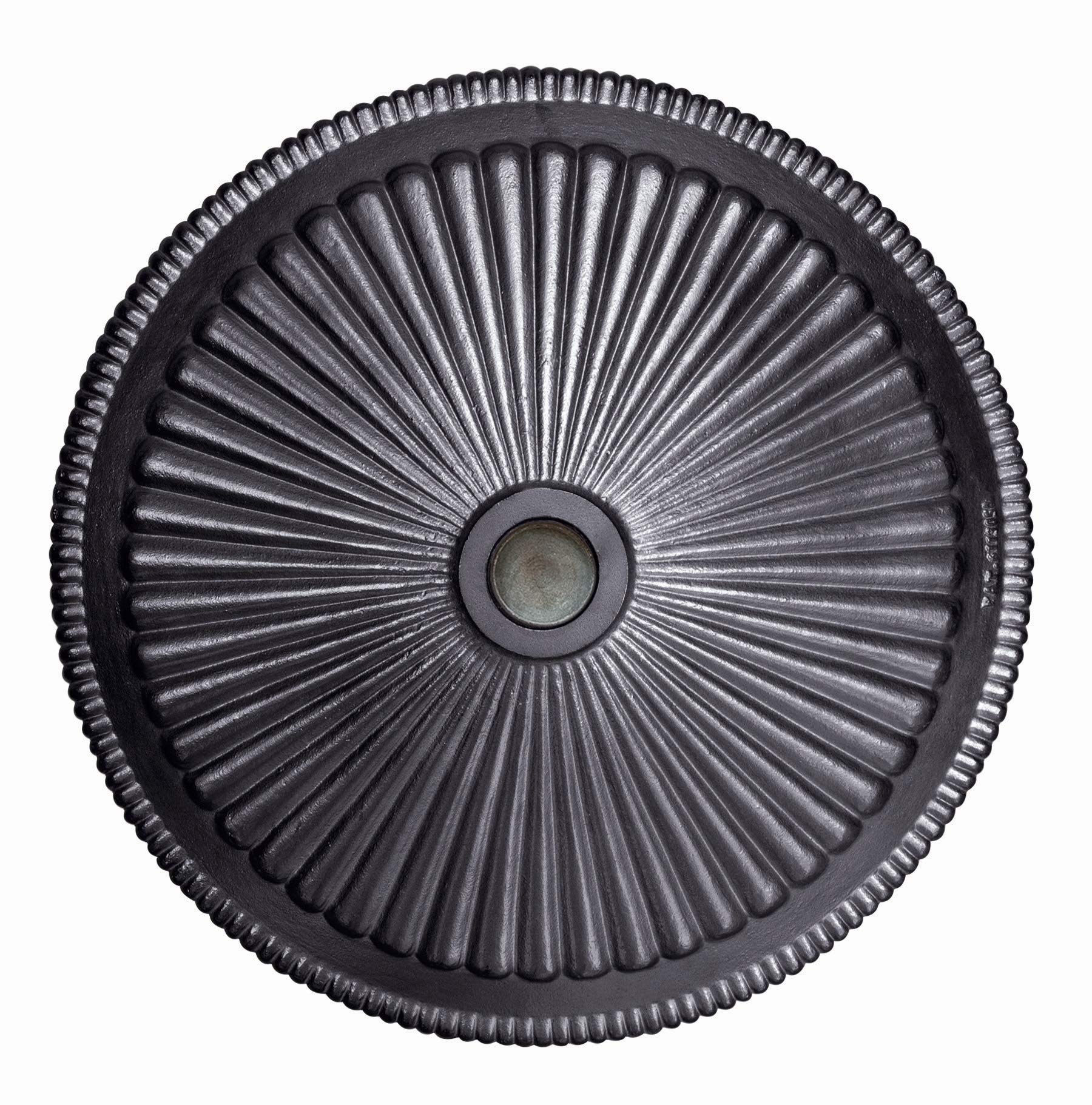 SimplyShade 50lb Cast Iron Freestanding Patio Umbrella Base - Heavy Duty Bronze Outdoor Weighted Stand for Market Umbrellas - Perfect for Poolside, Backyard, Deck & Garden Use
