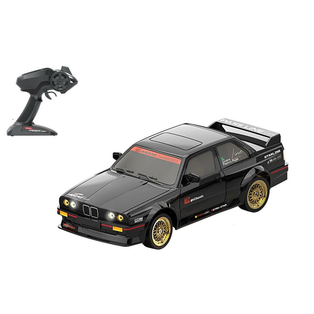 KAMTOM DC162A 1/16 Scale 4WD High-Speed Drift RC Car - 50km/h, ESP Gyro System, LED Headlights - Perfect for Indoor/Outdoor Racing, Drift Practice & RC Hobby Enthusiasts