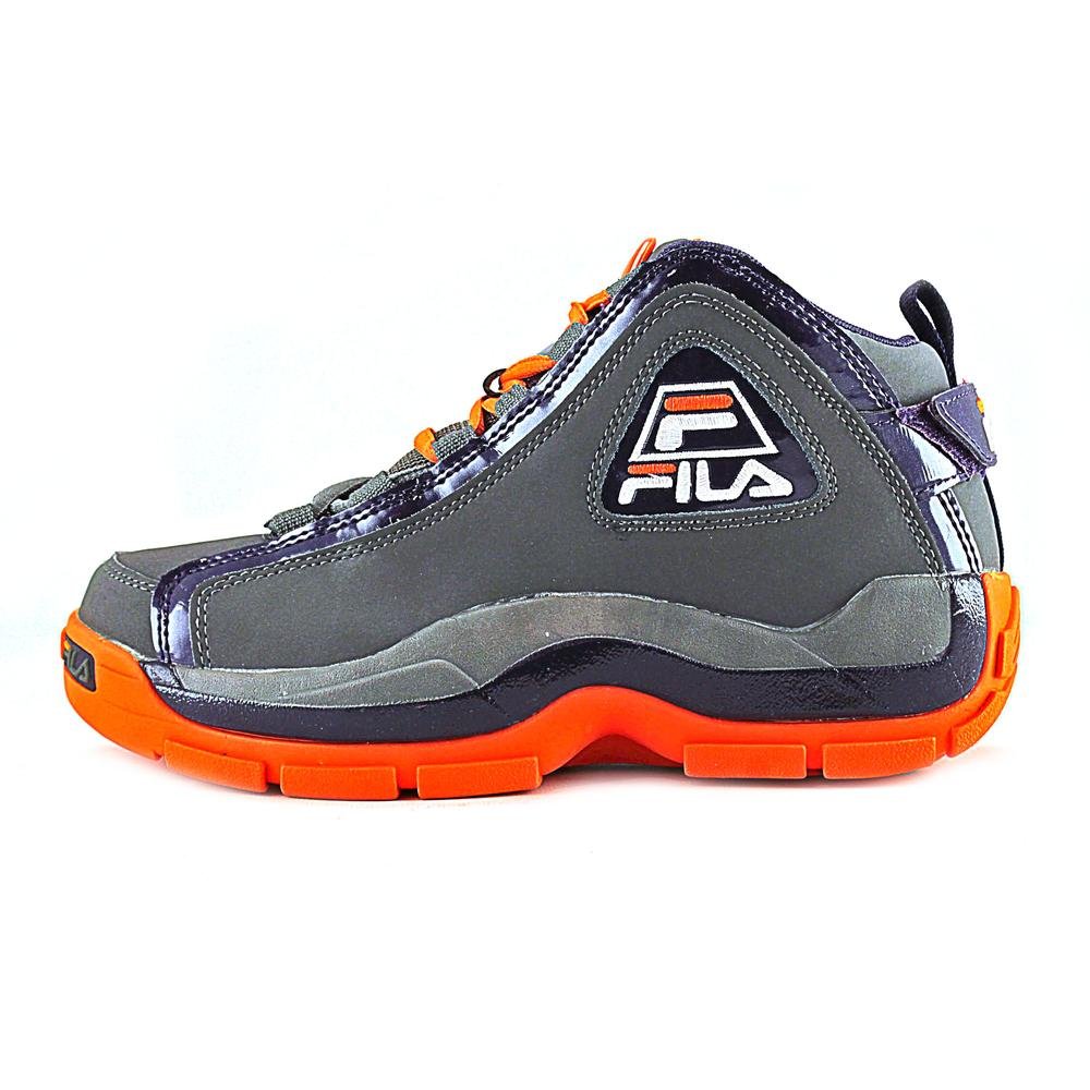 Fila 96 Retro Basketball Shoes for Men - Gray - Size 9.5 - Classic Sneakers for Streetwear, Casual Wear & Court Performance
