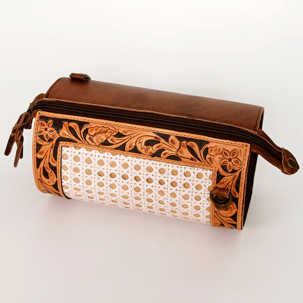 Genuine Leather Women's Western Handbag - American Darling Hand Tooled Purse for Cowgirl Style & Everyday Use