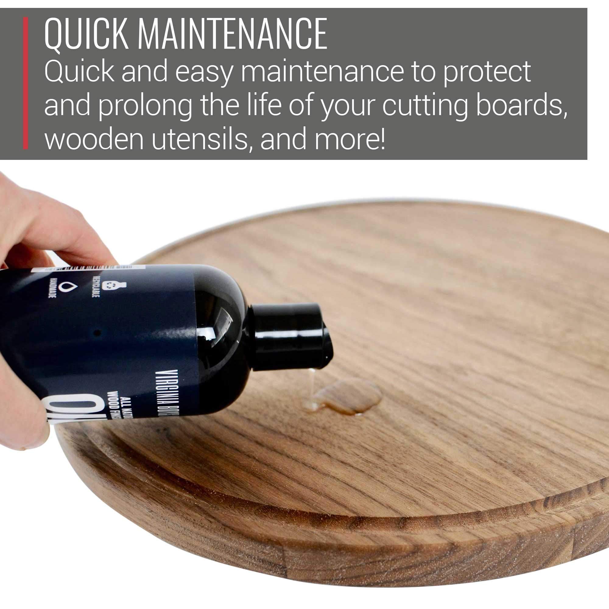 Premium Coconut Cutting Board Oil 8oz & Large Walnut Wood Cutting Board 20x15 - Natural Wood Conditioner & Protector for Kitchen, Butcher Block, and Wooden Countertops