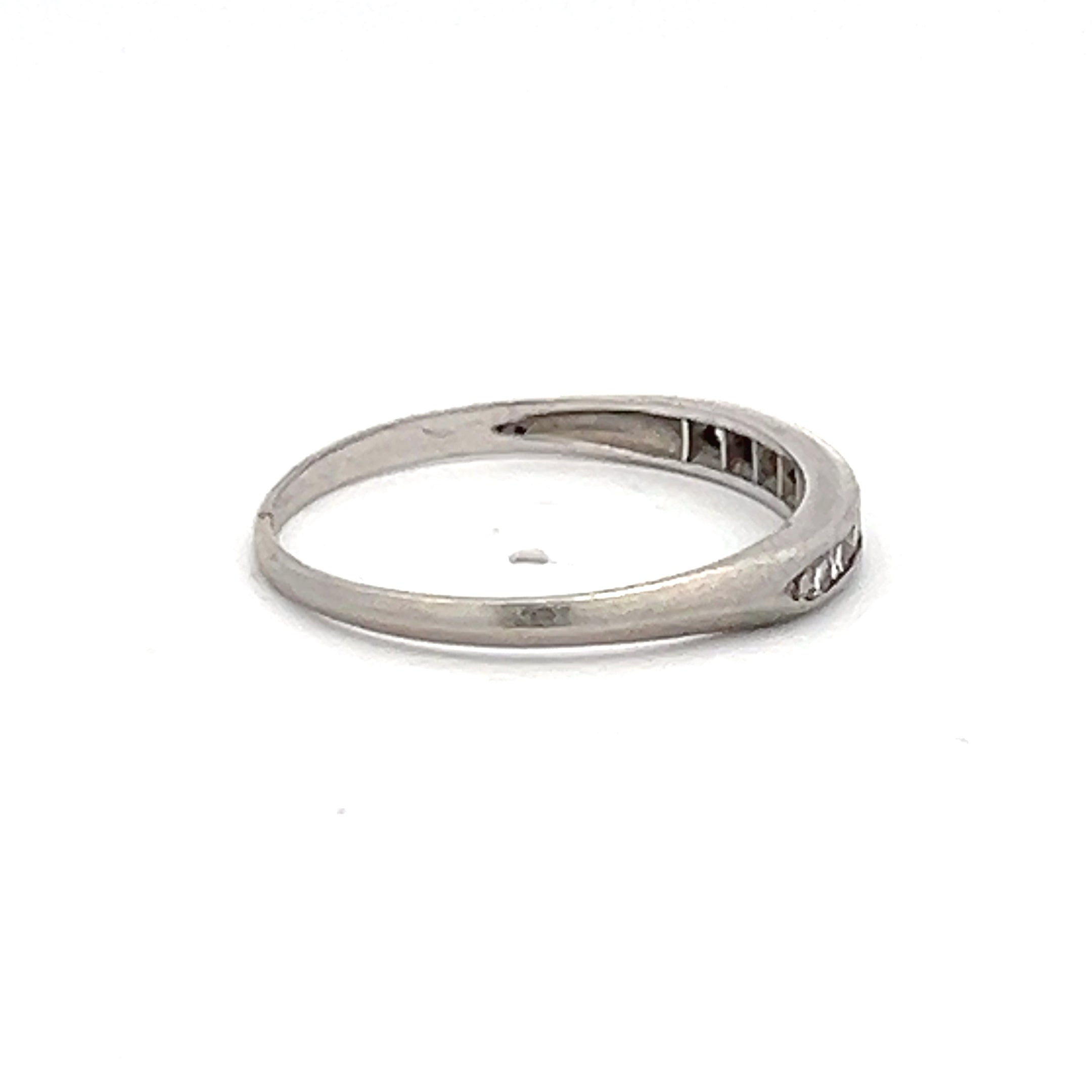0.25 Carat Round Brilliant I VS2 Diamond Platinum Band Ring - Elegant Wedding, Engagement & Anniversary Jewelry for Women