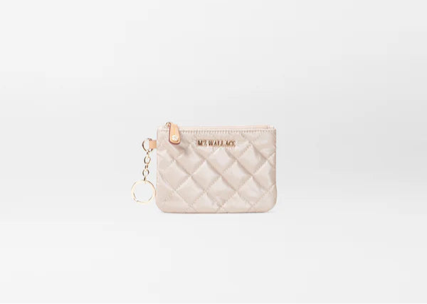 MZ Wallace Flat Metro Key Pouch - Stylish & Compact Key Holder for Women | Perfect for Everyday Essentials, Travel & Organization