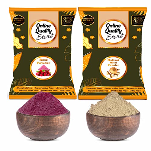 Multani Mitti and Rose Powder (half / half)