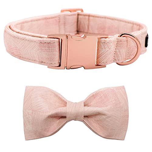 Pink twill bow
