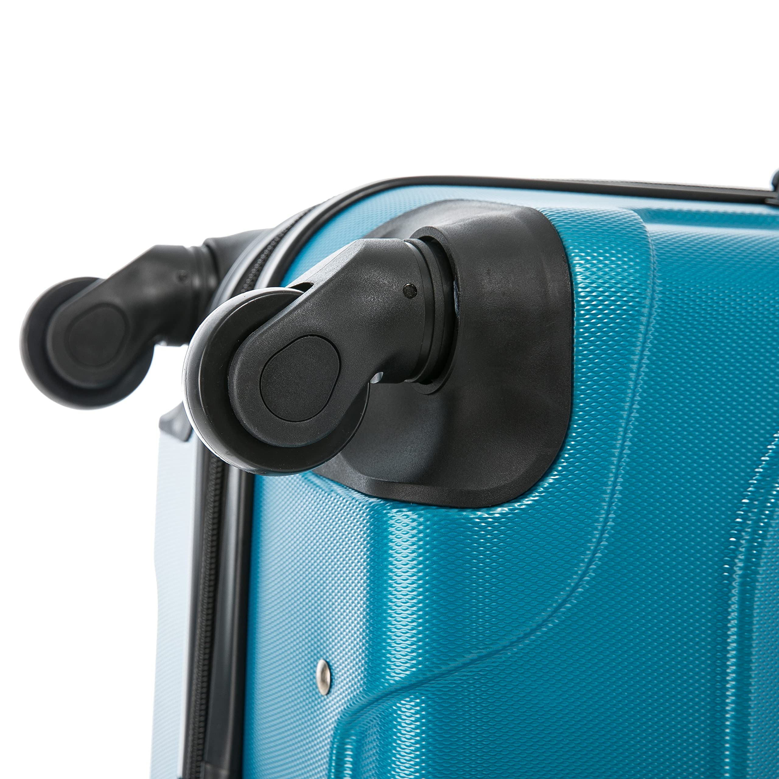 InUSA ENDURANCE 3-Piece Hardshell Luggage Set with Spinner Wheels (20in, 24in, 28in) - Lightweight Durable Teal Suitcase for Travel, Business Trips & Family Vacations