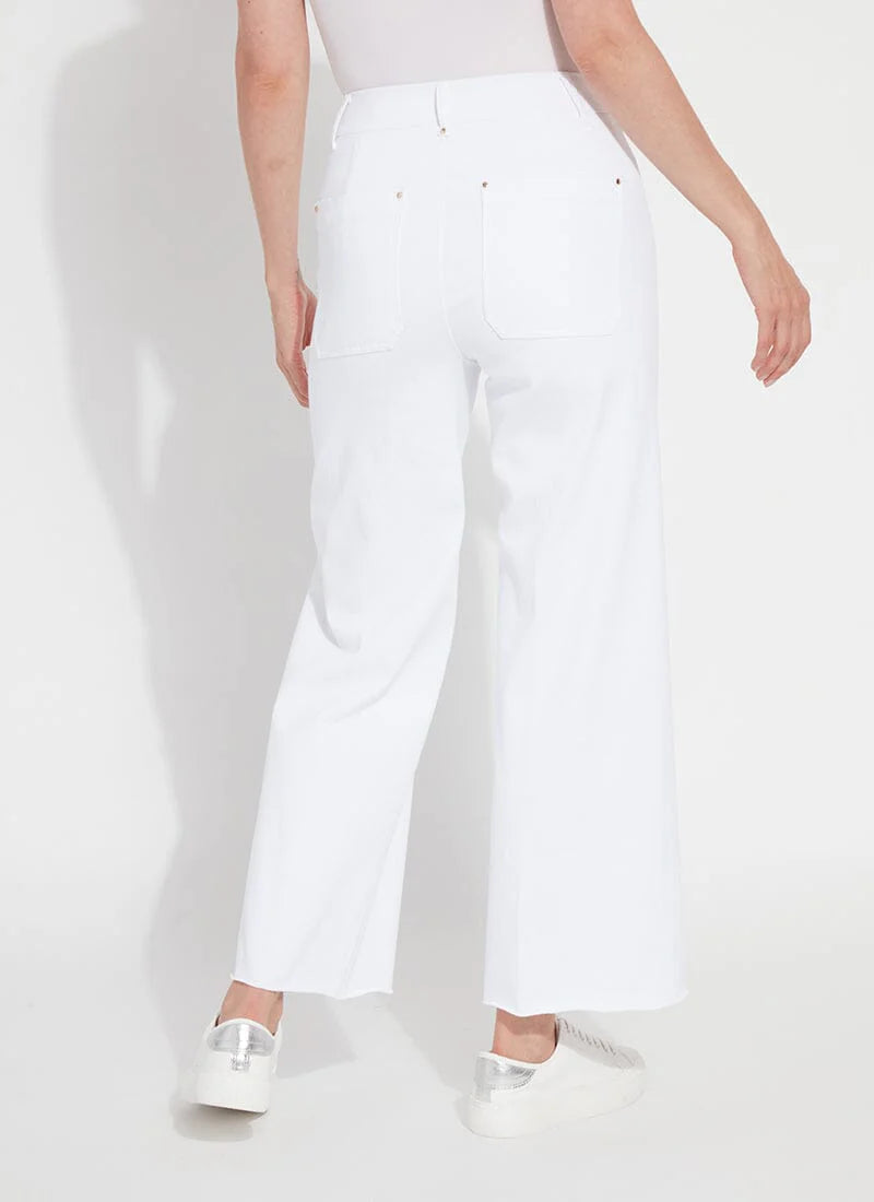 Erin Wide Leg Denim Jeans for Women - High Waisted Stretch Comfort Fit - Casual & Office Wear - Perfect for Everyday Outfits and Work Attire