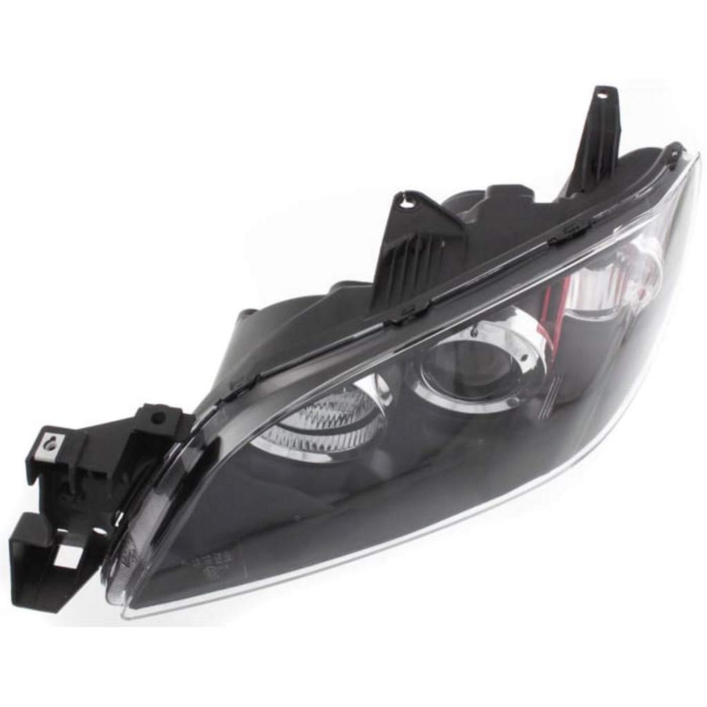2004-2009 Mazda 3 Sedan Driver Side Headlight Assembly Replacement - Compatible with MA2518108 & BN8P-51-0L0D - Perfect for Night Driving & Foggy Conditions