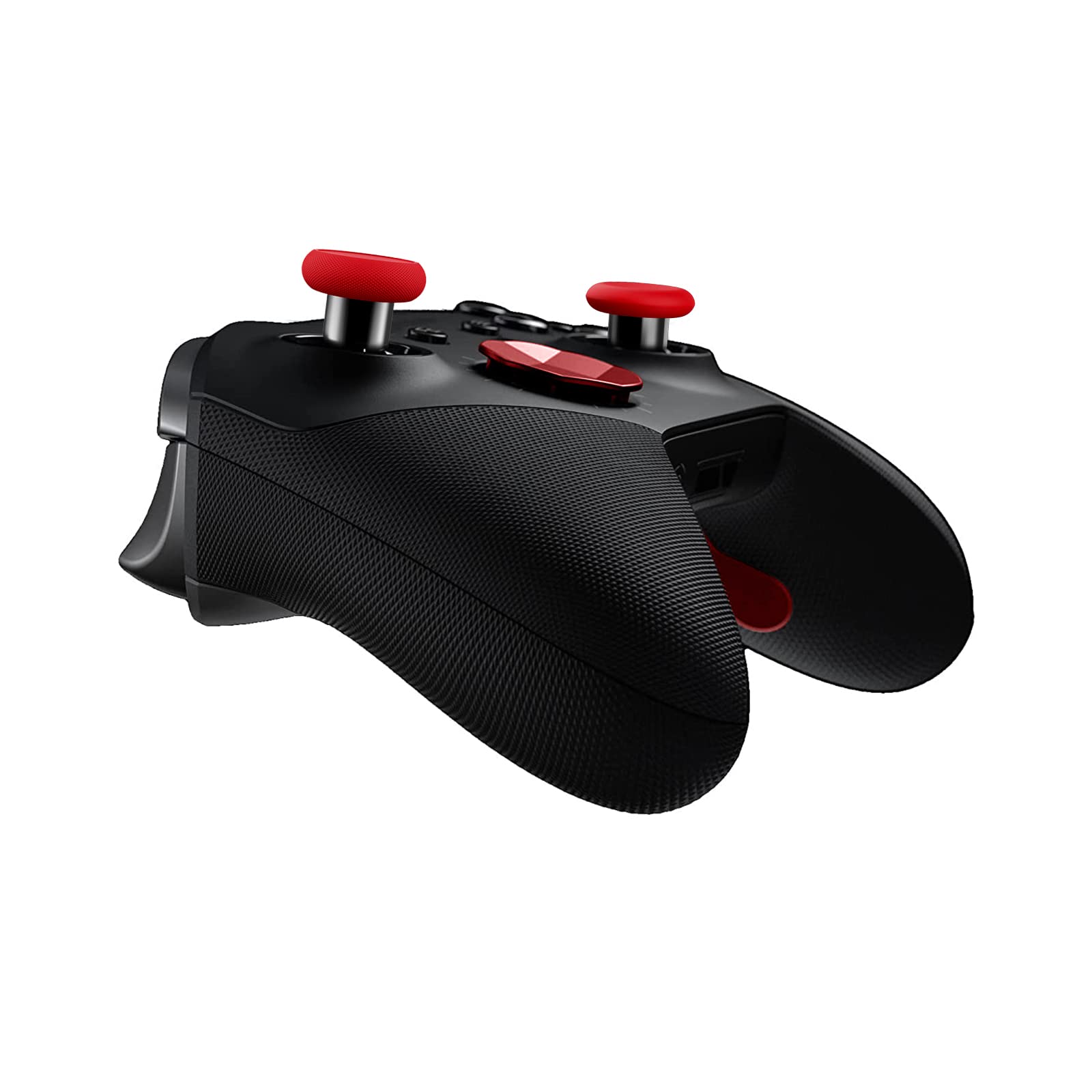 EASEGMER 10-in-1 Replacement Thumbsticks & Accessories Kit for Xbox One Elite Controller Series 2 - Includes 4 Swap Joysticks, 4 Paddles, 1 Standard D-Pad (Red) - Perfect for Gaming, Competitive Play & Controller Customization
