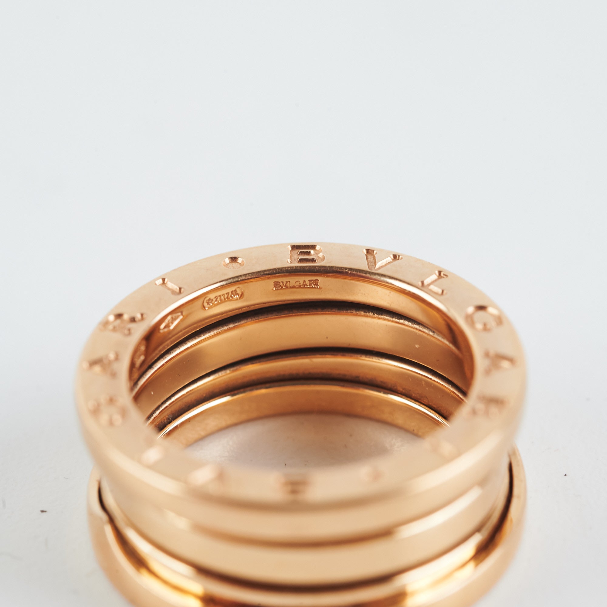 Bvlgari B Zero 1 Ring - 18K Gold or Sterling Silver Luxury Band Ring for Women & Men - Size 49 (US 5.25) - Perfect for Weddings, Anniversaries & Special Occasions