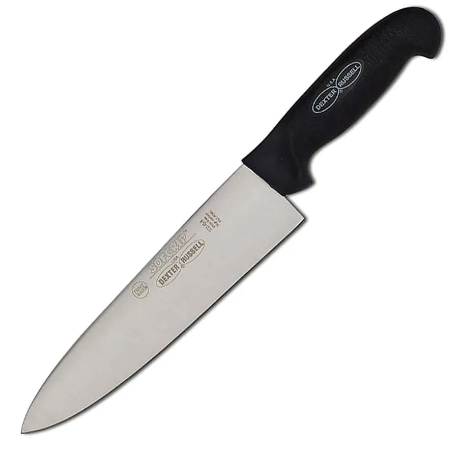 Premium 8-Inch Chef's Knife with Ergonomic Black Handle - Professional Kitchen Knife for Chopping, Slicing & Dicing - Perfect for Home Cooks & Professional Chefs