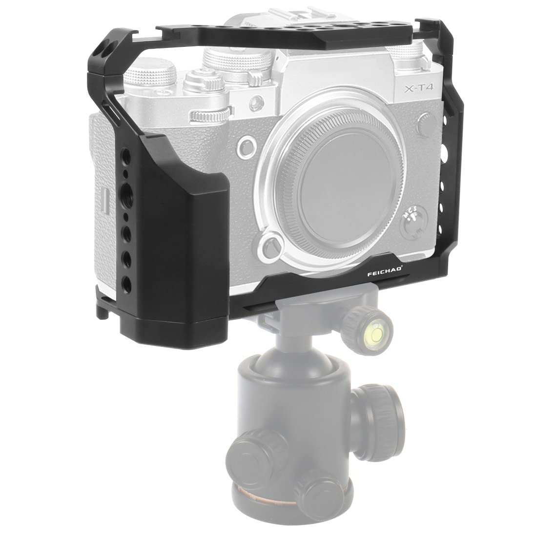 FEICHAO BTL-FT4 XT4 Camera Cage - Protective Frame & Tripod Mount for Fujifilm X-T4 - Perfect for Vlogging, Filmmaking, and Photography