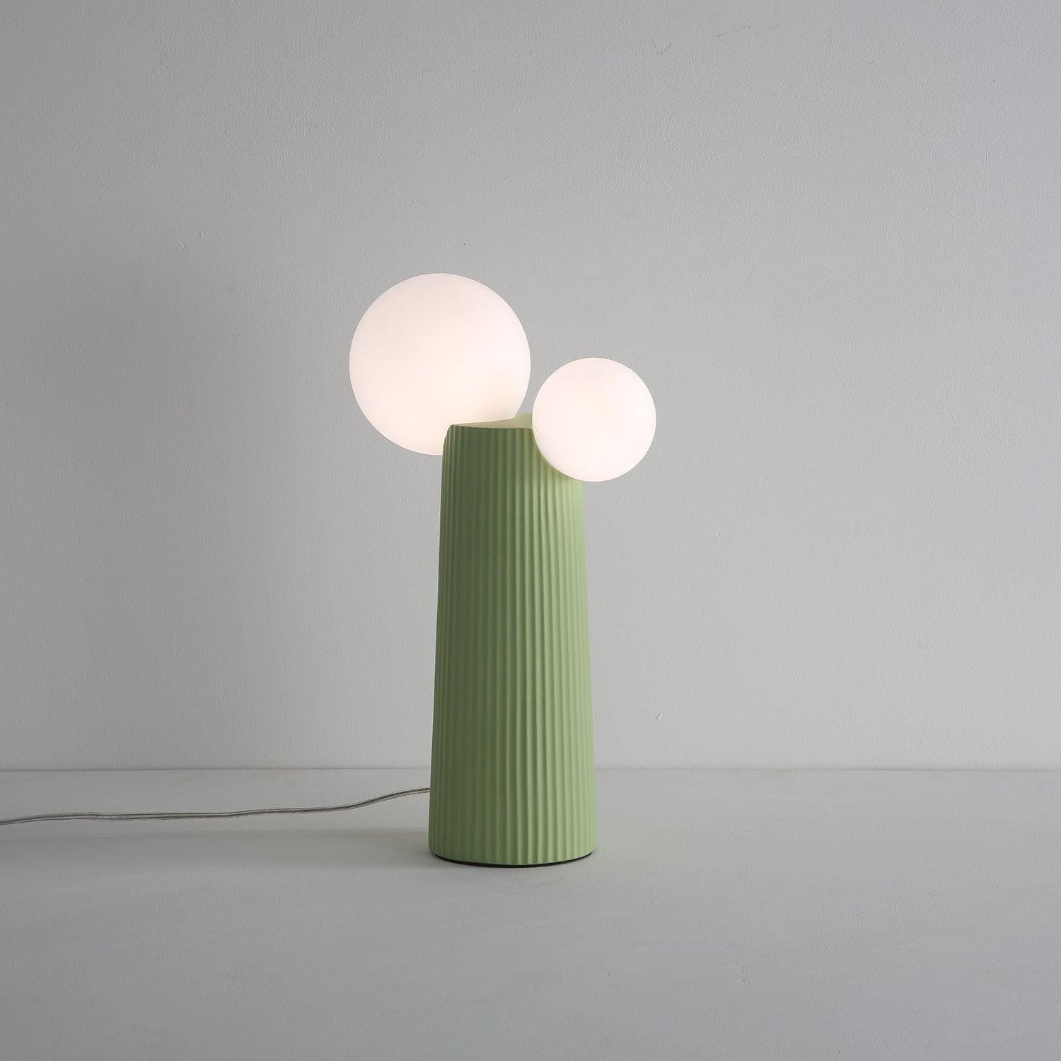 Modern LED Land Table Lamp - Adjustable Brightness, USB Charging Port for Bedroom, Living Room, Office - Perfect for Reading, Working & Night Light