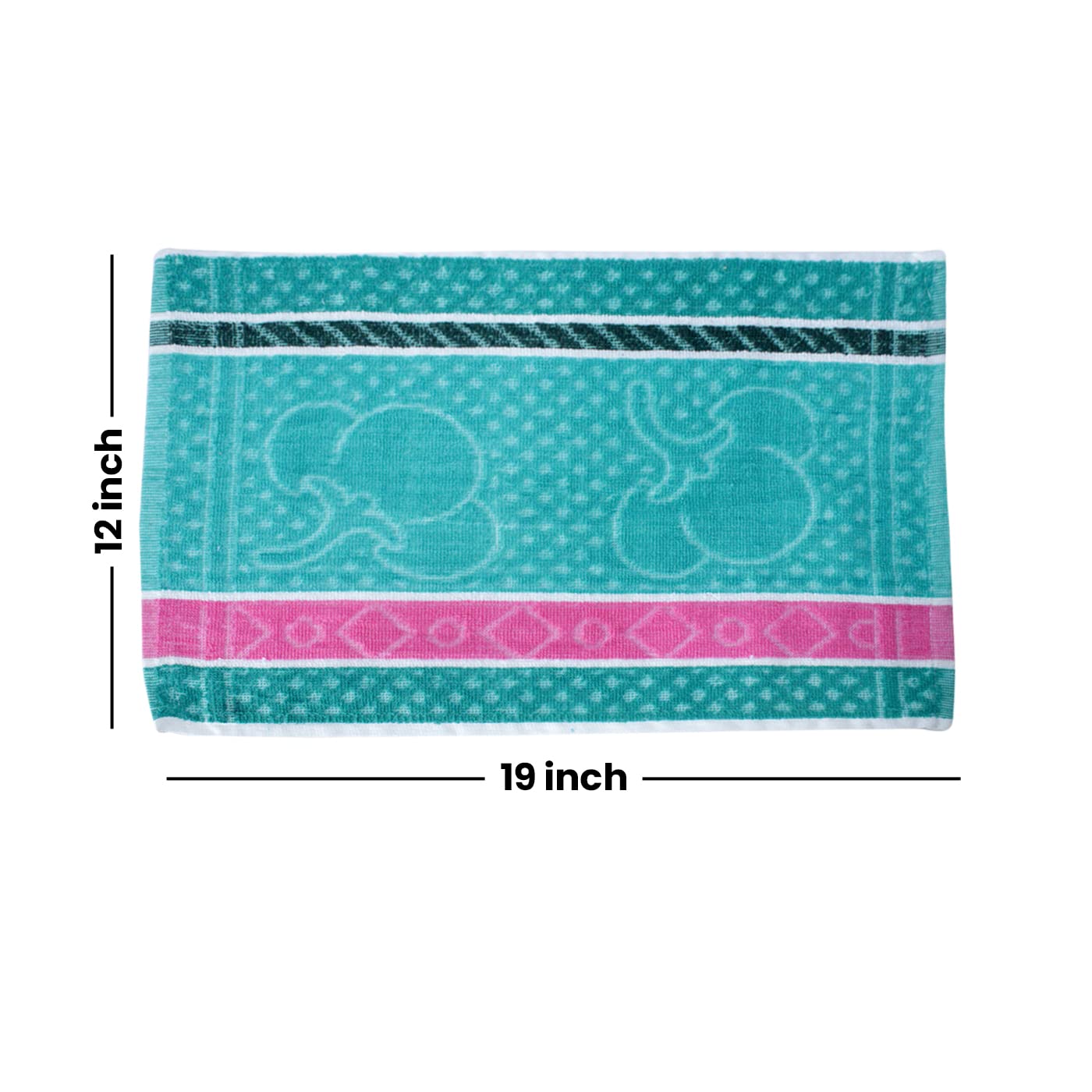 Premium High Absorbent Hand & Face Towels - 6 Pack, Soft & Quick-Drying, Multi-Color Set for Bathroom, Gym, Travel & Baby Care