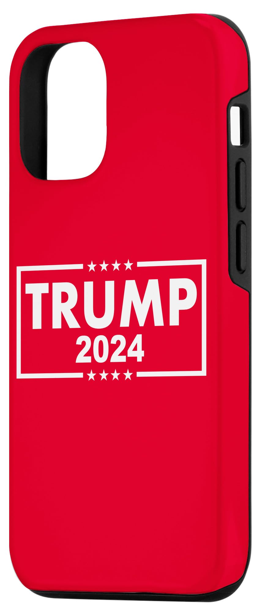 iPhone 12/12 Pro Case - Patriotic Red Trump 2024 Election Design for Men & Women - Perfect for Campaign Supporters & Political Enthusiasts