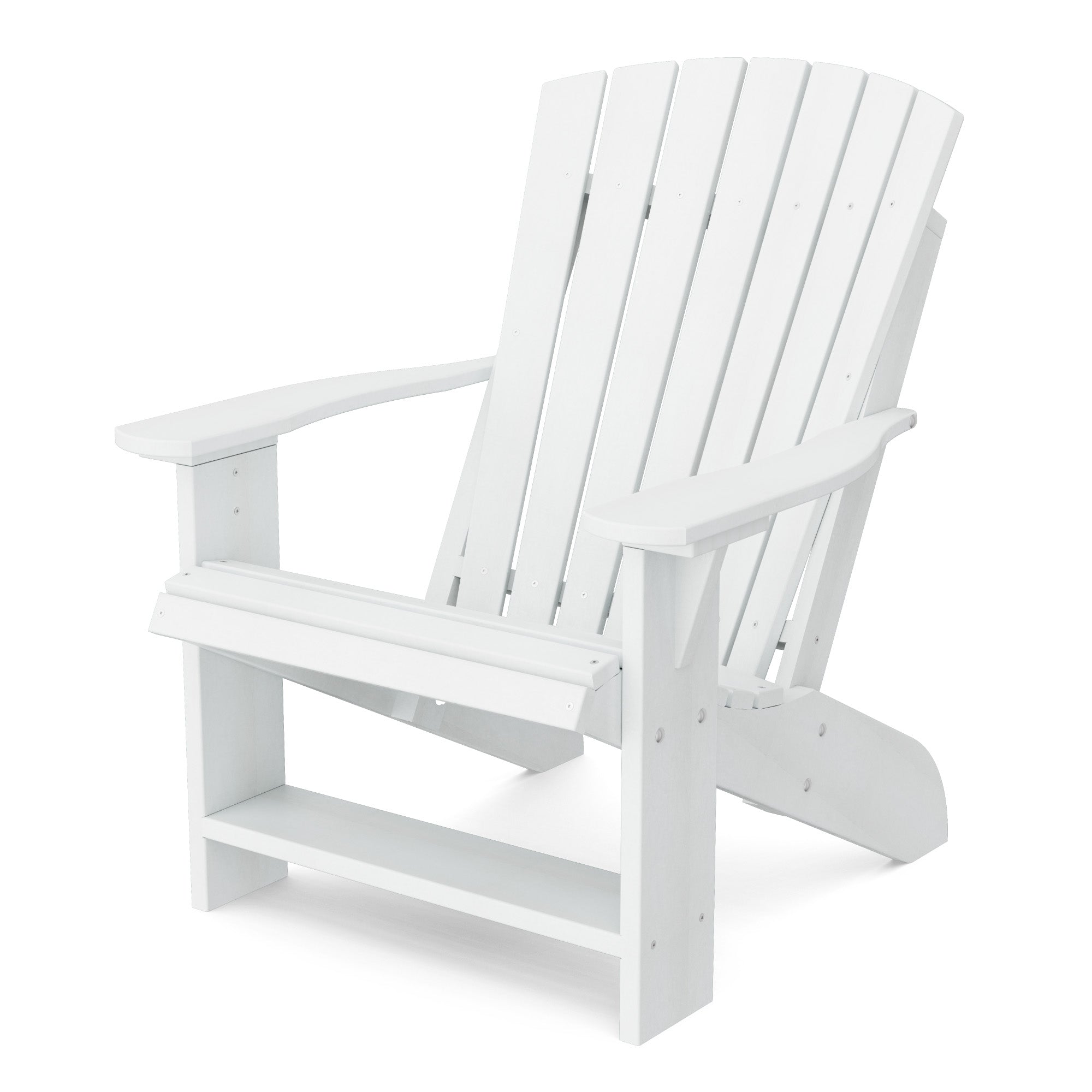 Premium Heritage Adirondack Chair - Solid Wood Outdoor Patio Furniture for Garden, Deck, Poolside & Backyard Relaxation