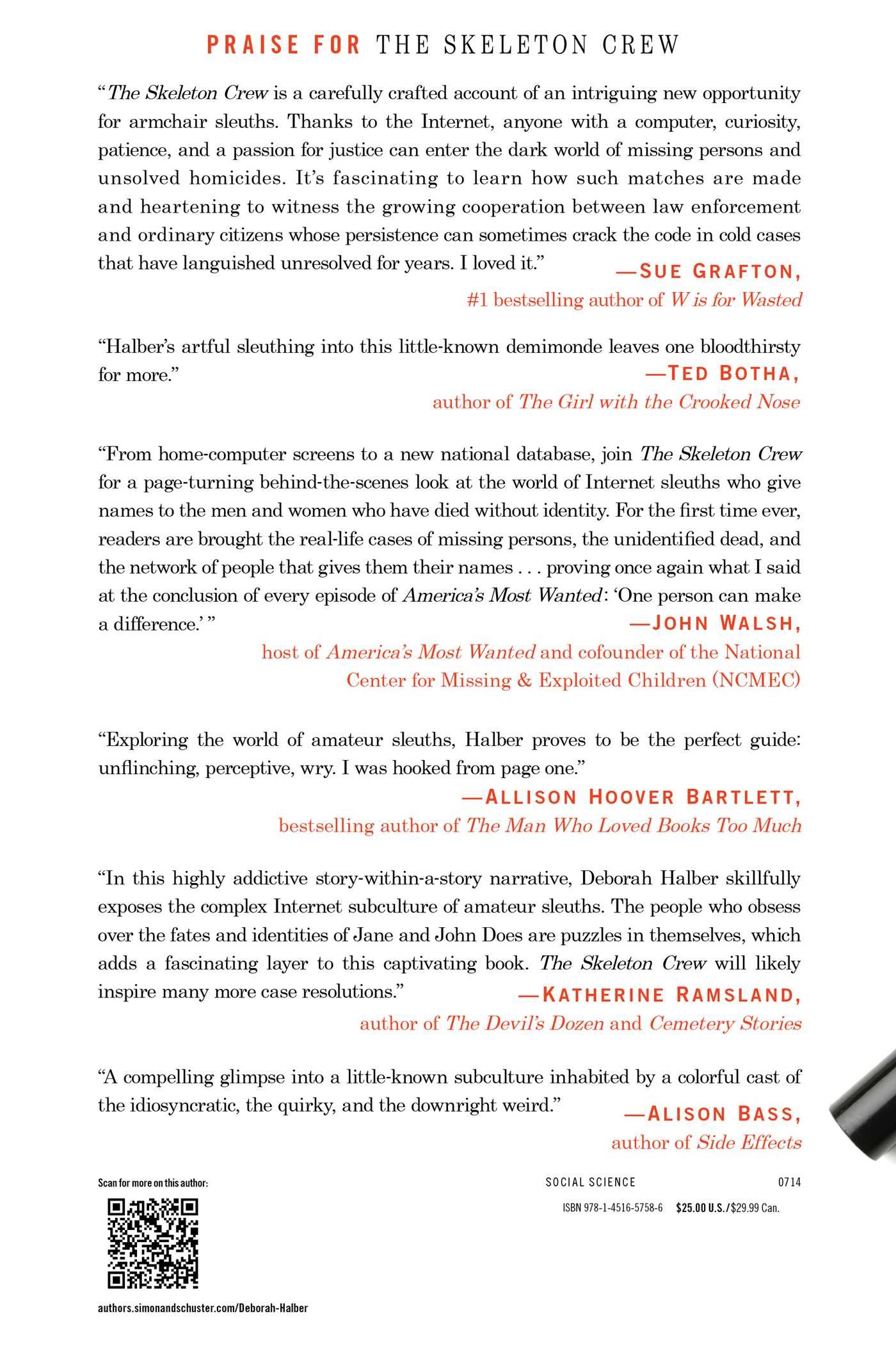 The Skeleton Crew: True Crime Book About Amateur Detectives Solving America's Coldest Cases - Perfect for Mystery Lovers & Crime Investigation Enthusiasts