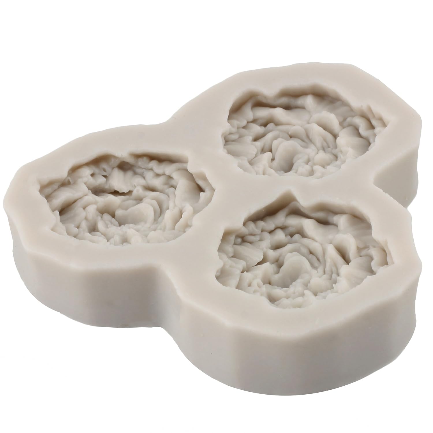 Peony Flower Silicone Mold Set for Cake Decorating - Fondant, Chocolate, Gum Paste & Polymer Clay Molds - Perfect for Cupcake Toppers, Candy Making & DIY Crafts