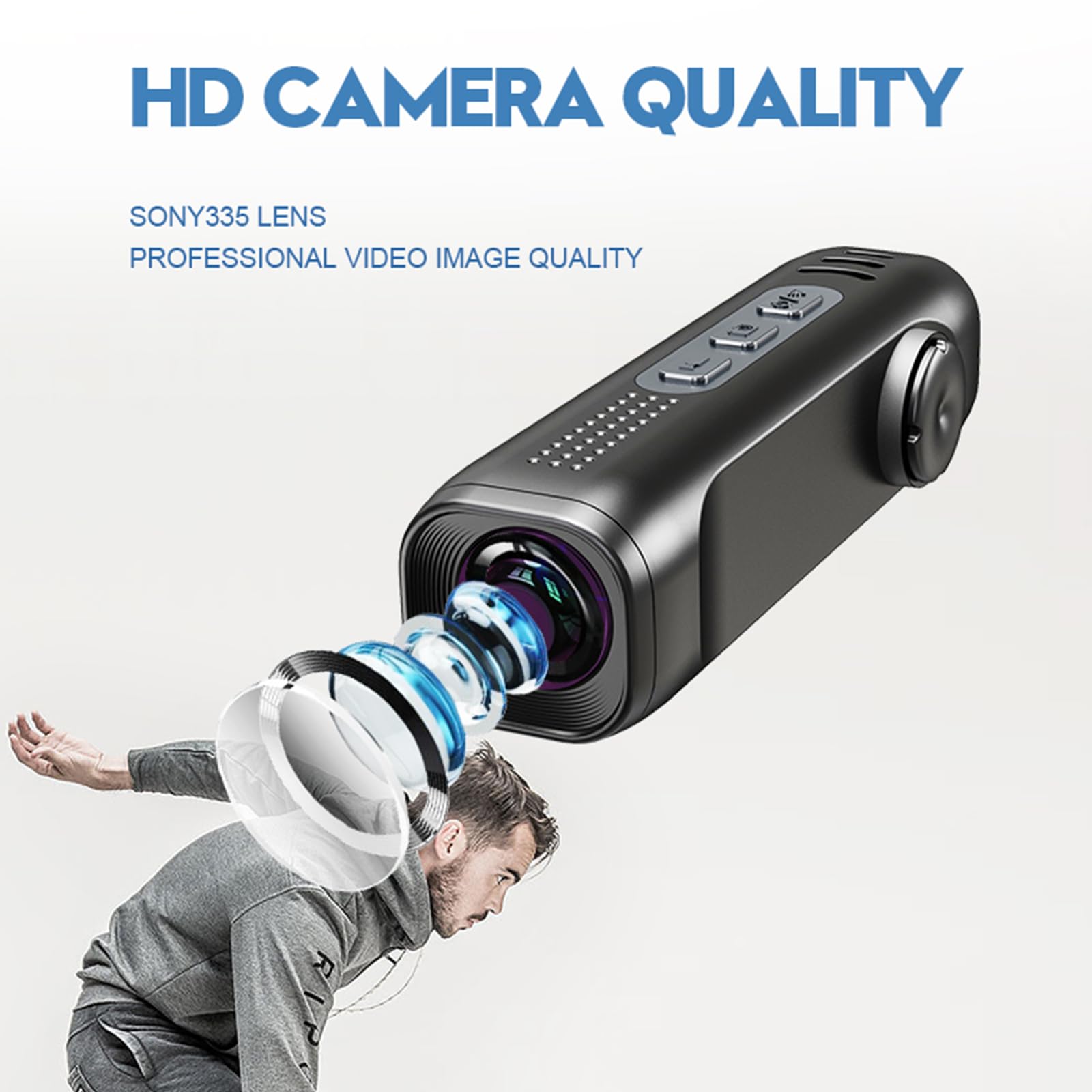 4K WiFi Action Camera with APP Control - 2200mAh Rechargeable Sports Camera, Anti-Shake Technology for Vlogging, Webcam & Outdoor Adventures - Perfect for Cycling, Skiing, Travel Vlogging and Live Streaming