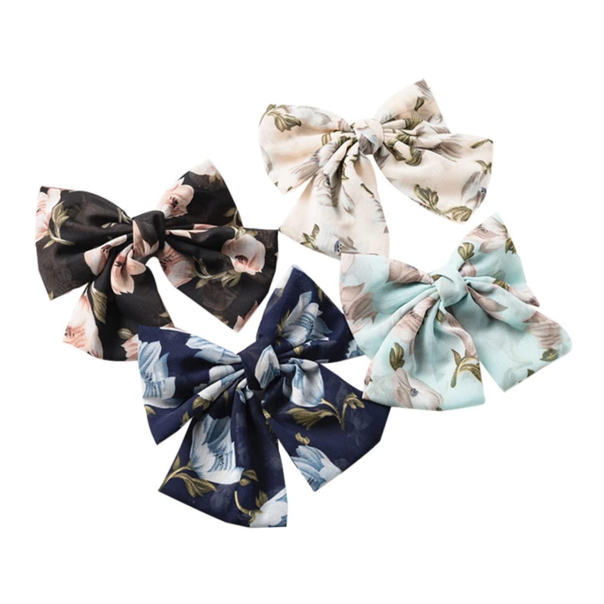 FOMIYES 4 Pcs Girls Hair Bows Clips - Korean Style Barrettes, Tiara Hairpins & Bowknot Headbands for Kids | Perfect for School, Parties, Weddings & Daily Hair Accessories