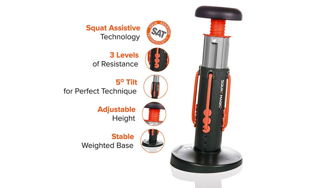 Squat Magic - Portable Squat Assist Device for Home Workouts | Perfect for Squat Exercises, Stretching & Post-Workout Recovery | Ideal for Fitness Enthusiasts & Beginners