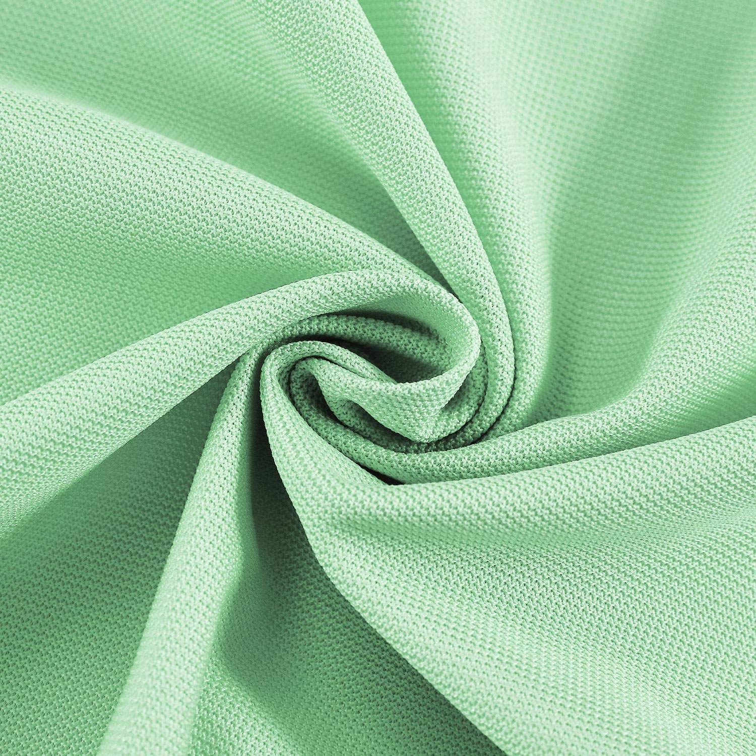 Cololeaf 10ft Wide x 8ft Tall Nickel Grommet Medical Privacy Curtain - Flexible Hospital & Clinic Room Divider for High Ceilings - Green Customizable Curved Decorative Curtain for Labs, Patient Rooms & Healthcare Facilities