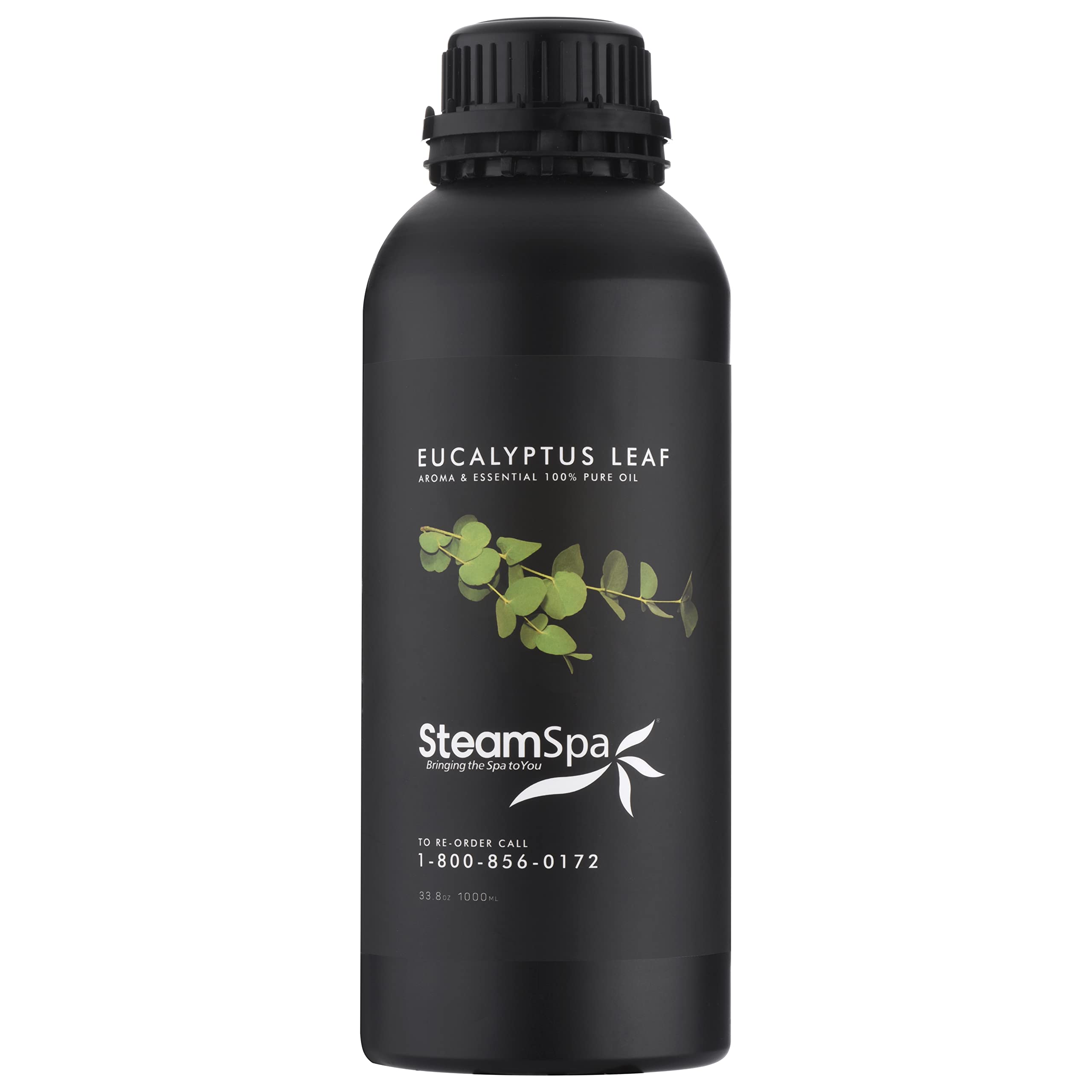 1000ml Pure Eucalyptus Essential Oil for Aromatherapy - Steam Bath, Diffuser, Humidifier & Massage | Natural Eucalyptus Extract for Relaxation, Stress Relief & Better Sleep | Perfect for Spa, Yoga & Home Wellness