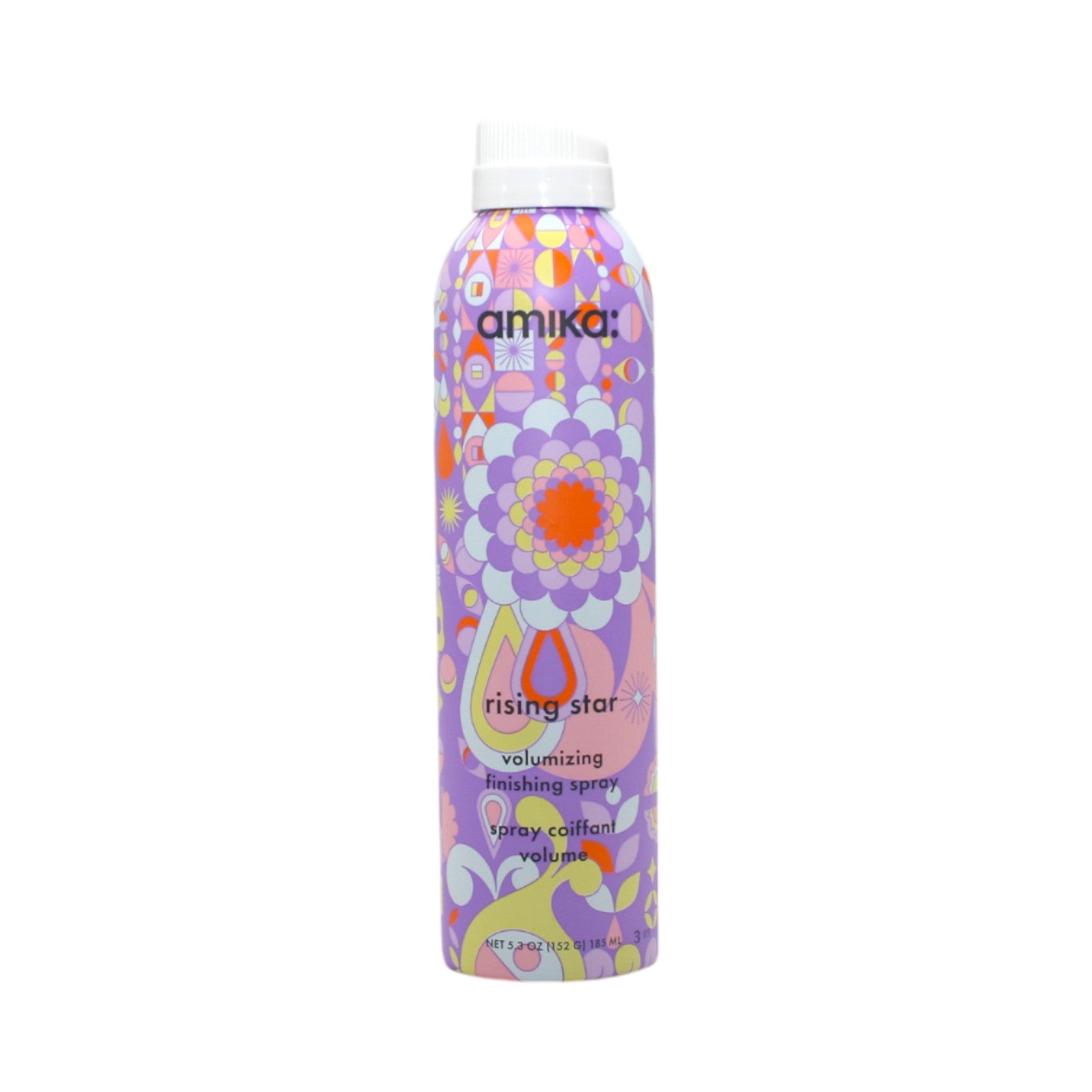 Amika Rising Star Volumizing Finishing Hair Spray 5.3 oz - Lightweight Hold for Volume & Shine - Perfect for Fine Hair & Everyday Styling
