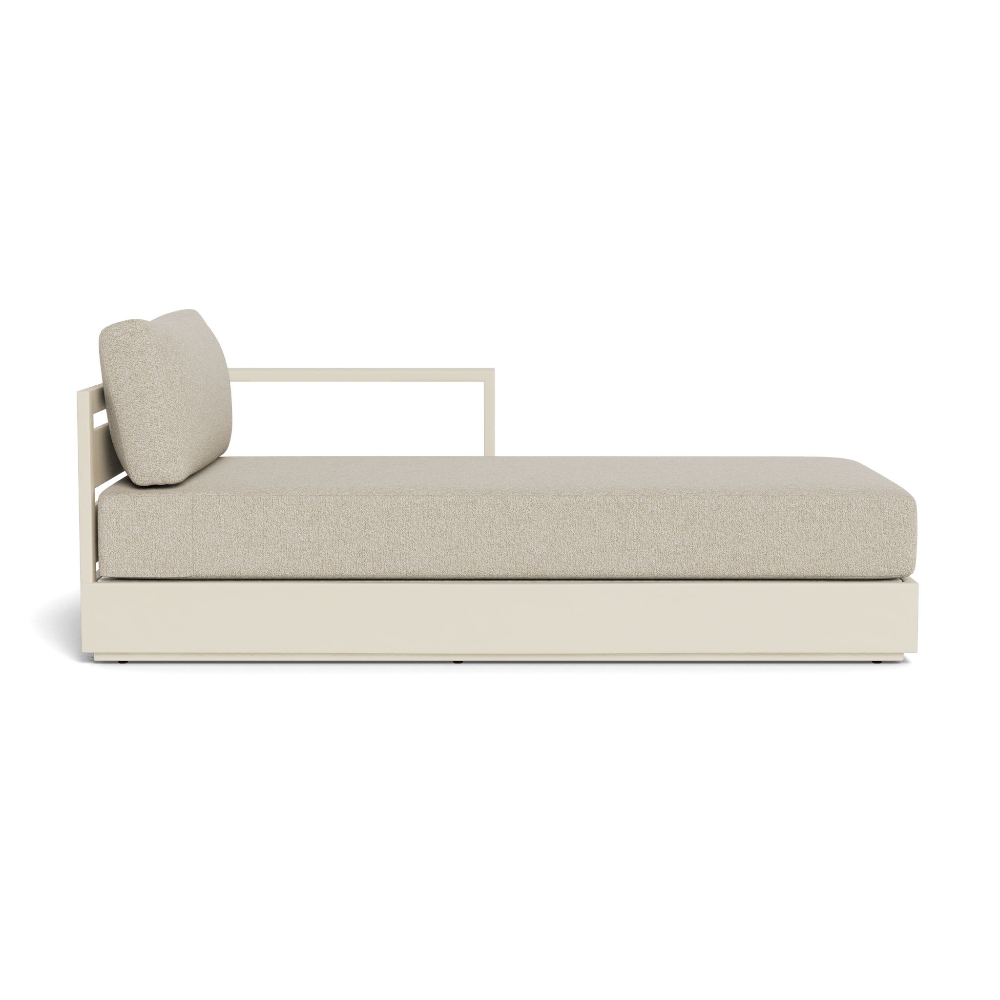 Hayman Aluminum Chaise Lounge Right - Lightweight & Durable Outdoor Patio Furniture for Poolside, Beach, or Garden Relaxation
