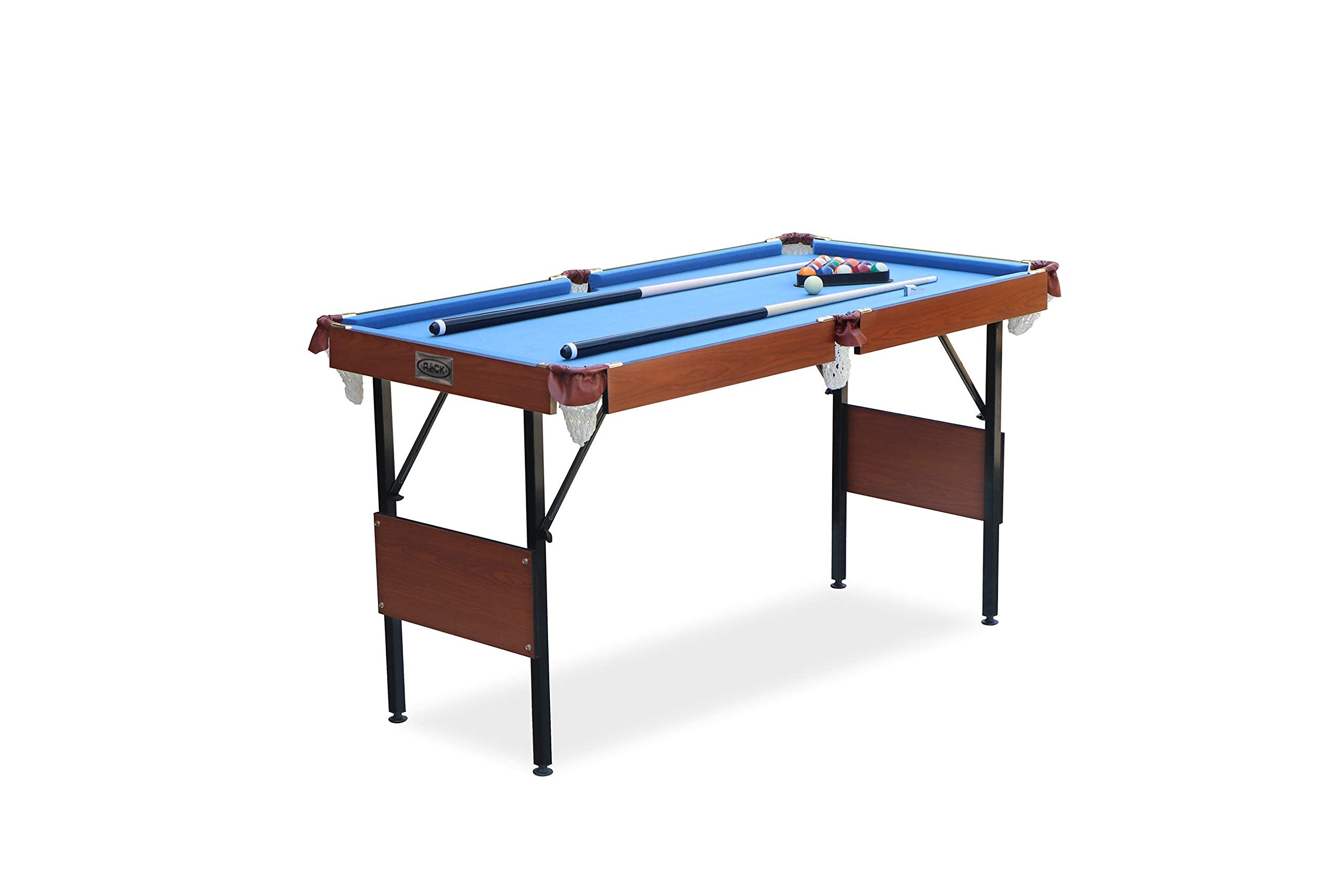 RACK Crucis 5.5-Foot Folding Billiard Table - Portable Pool Table for Home, Game Room & Outdoor Use - Perfect for Family Fun & Parties
