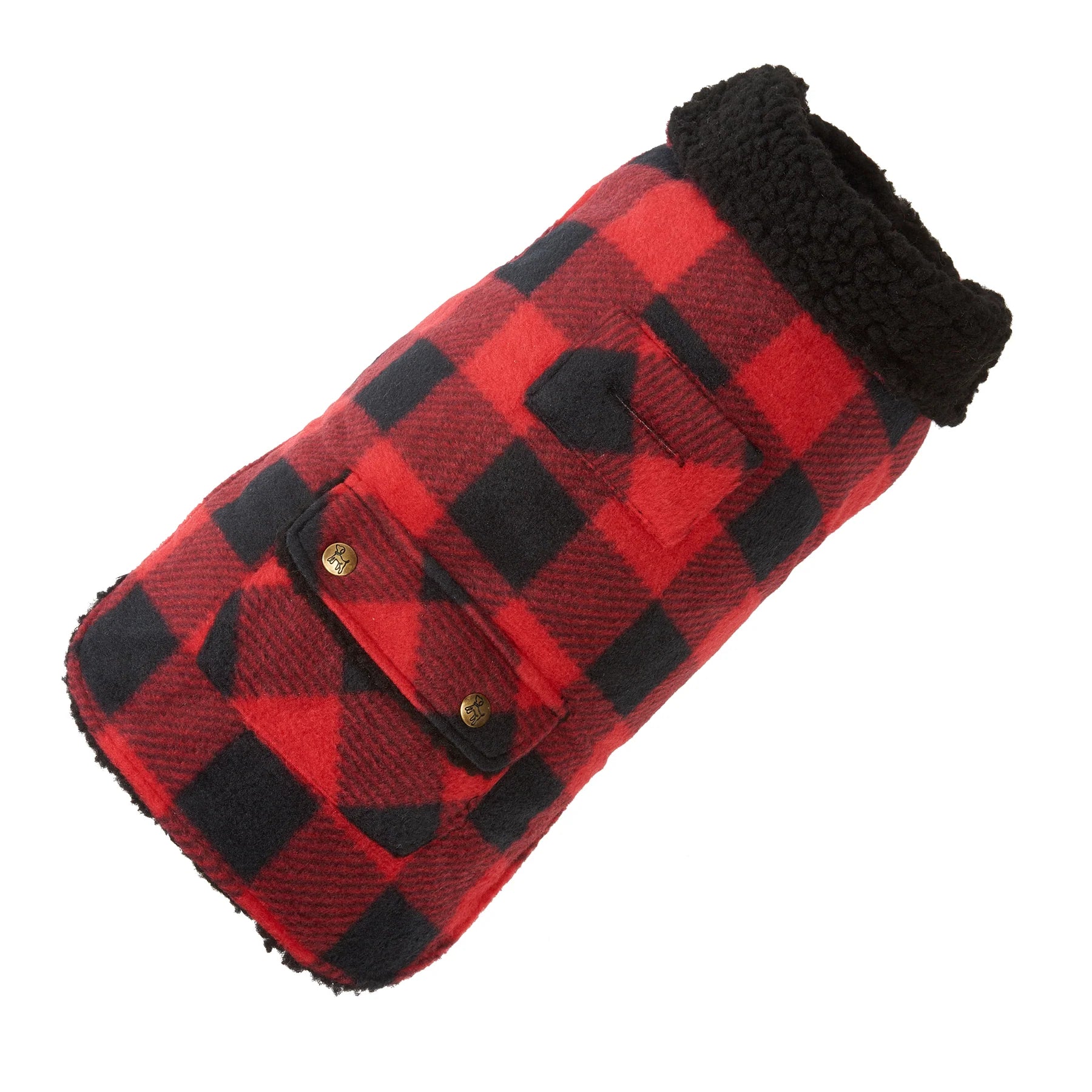 UpCountry Buffalo Check Fleece Coat for Women - Warm Plaid Winter Jacket with Pockets | Cozy Outdoor, Camping & Casual Wear