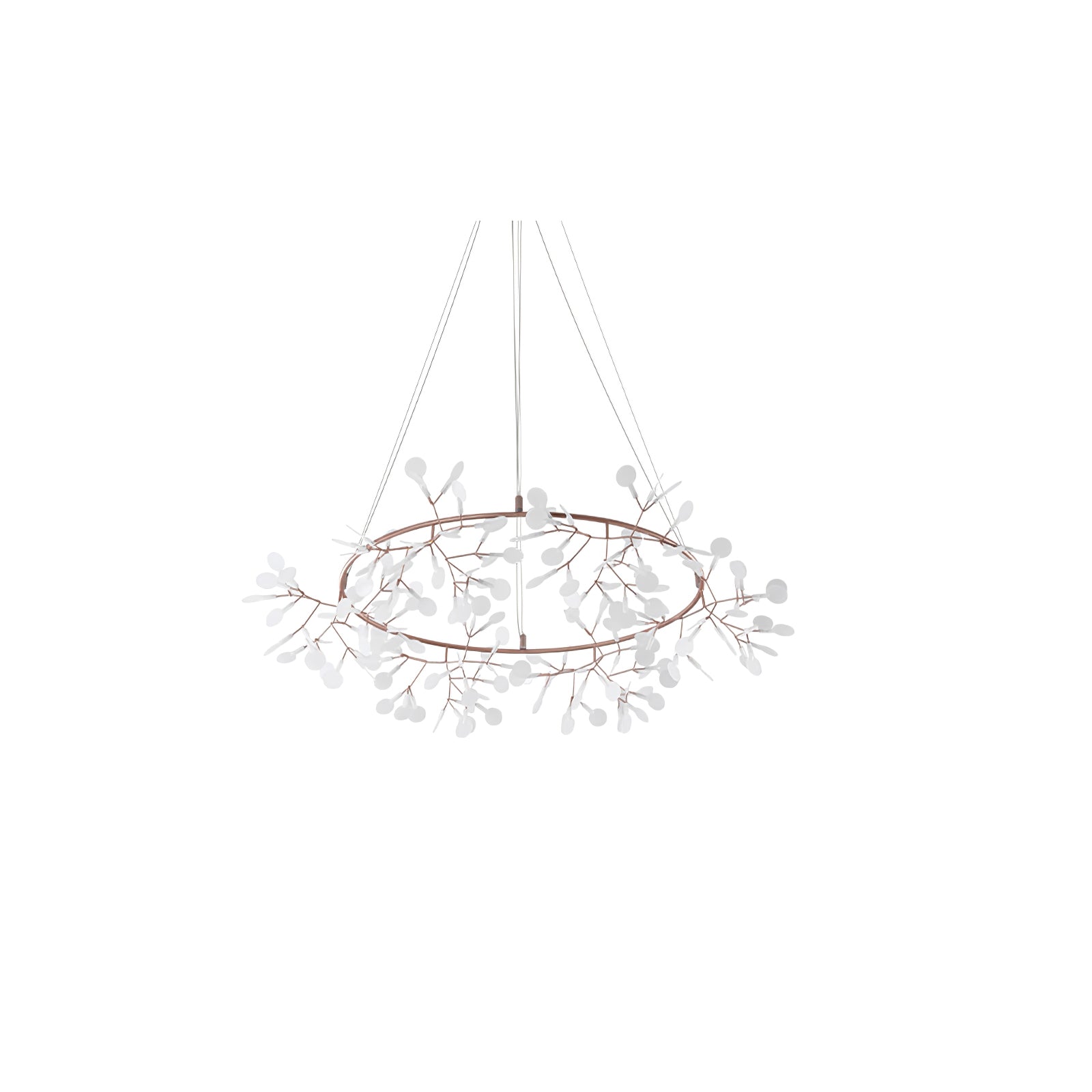 Big O Firefly LED Chandelier - Modern Crystal Ceiling Light Fixture for Dining Room, Living Room & Bedroom | Energy-Efficient Dimmable Lighting for Home Decor