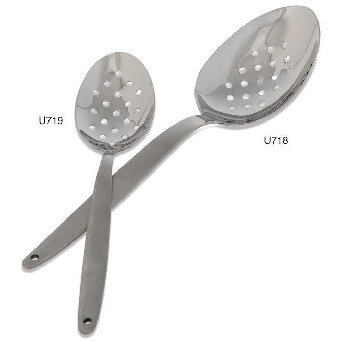 Gray Kunz Perforated Spoon - Small Stainless Steel Slotted Spoon for Cooking, Straining & Serving - Perfect for Chefs, Home Cooks & Professional Kitchens (Free Shipping)