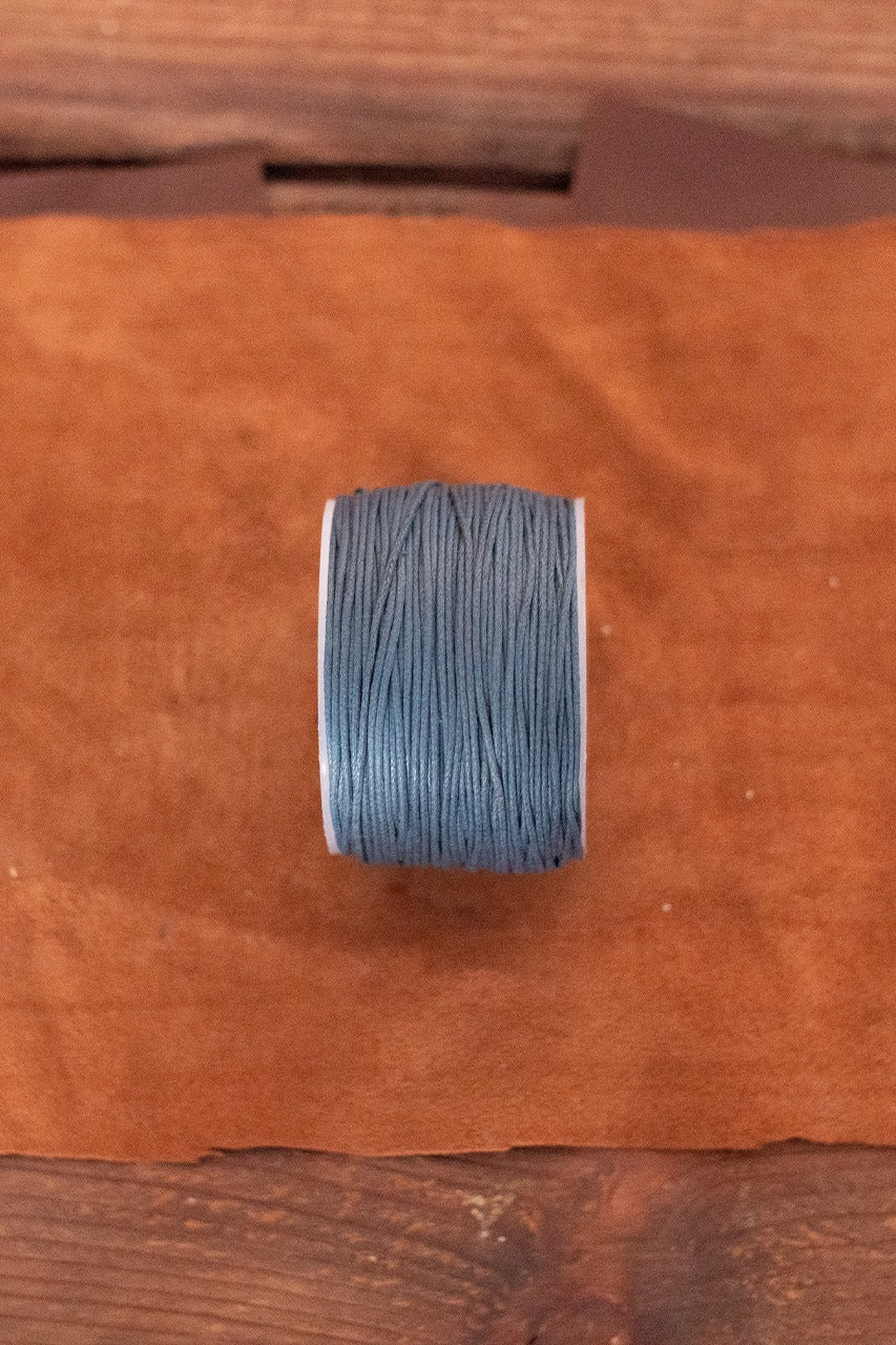 Premium Saddler Yarn (0.7mm & 0.9mm) - 100m Royal Blue Waxed Thread for Leather Craft, Horse Tack Repair & DIY Leatherworking Projects