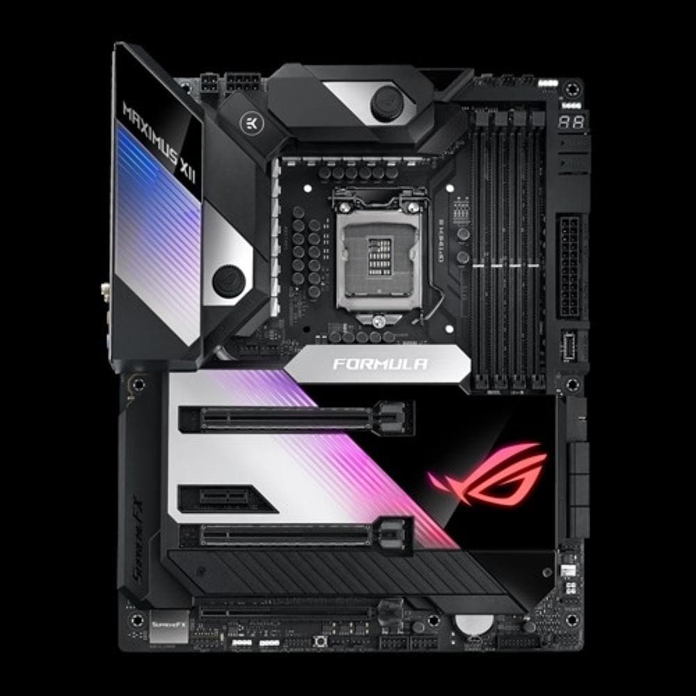 ASUS ROG MAXIMUS XII FORMULA Z490 LGA 1200 ATX Gaming Motherboard - 3 Year Warranty - Perfect for High-End PC Builds & Extreme Gaming Setups