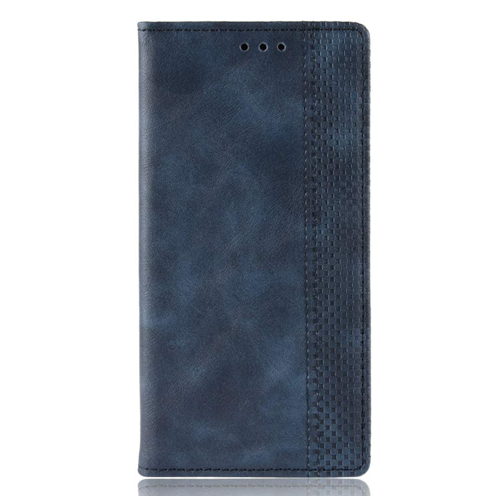 Premium PU Leather Flip Wallet Case for OnePlus 8 - Magnetic Closure Book Style Phone Cover with Card Slots | Perfect for Business, Travel & Daily Protection (Blue)