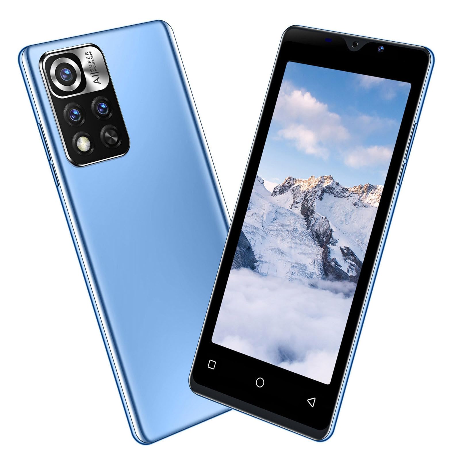 Unlocked Android Smartphone 4.42 Inch 1GB+8GB 1500mAh - International Version (Blue) | Compatible with T-Mobile | Budget Friendly Clearance Phone for Travel, Backup & Everyday Use