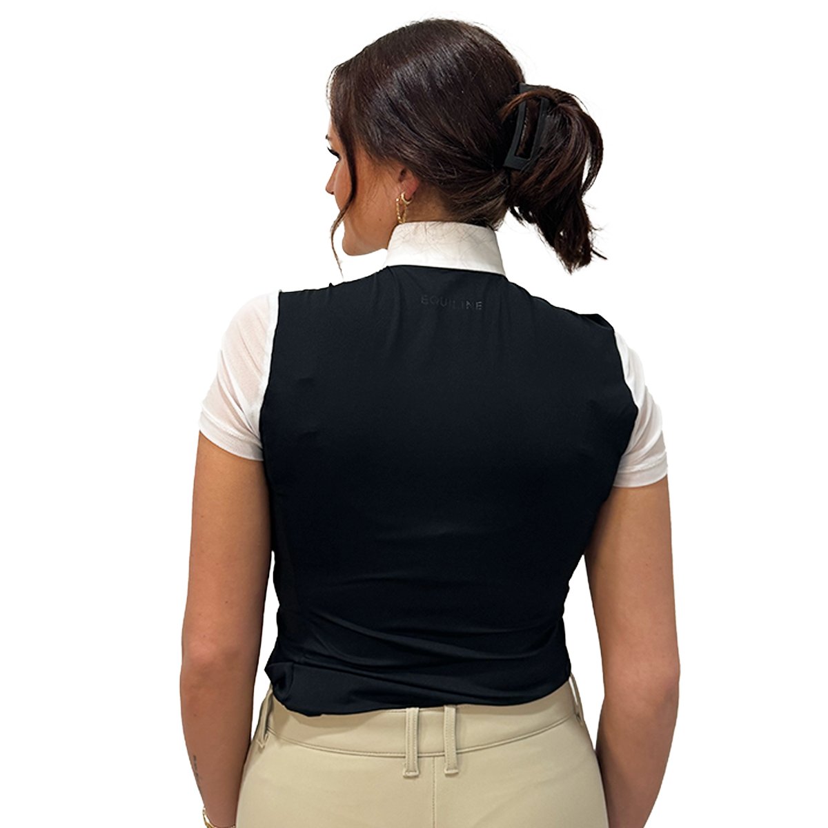 Equiline Women's Gusteg Show Shirt - Elegant Equestrian Riding Top for Horseback Riding & Competitions | Perfect for Dressage, Jumping & Equestrian Events