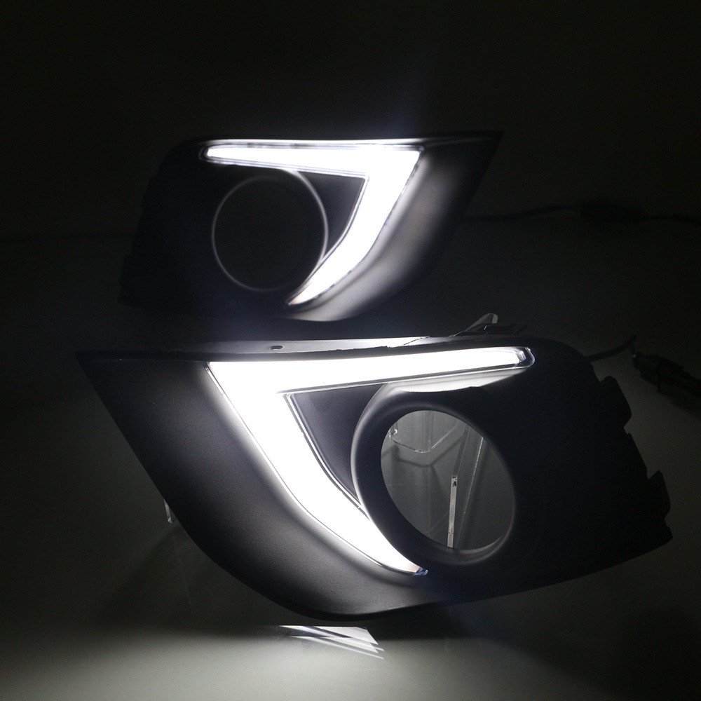 High-Performance 6000K LED Daytime Running Lights (DRL) for Mitsubishi Outlander Sport ASX 2016-2018 - Durable Front Bumper Lights for Enhanced Visibility & Safety - Perfect for Daily Commuting, Night Driving, and Off-Road Adventures